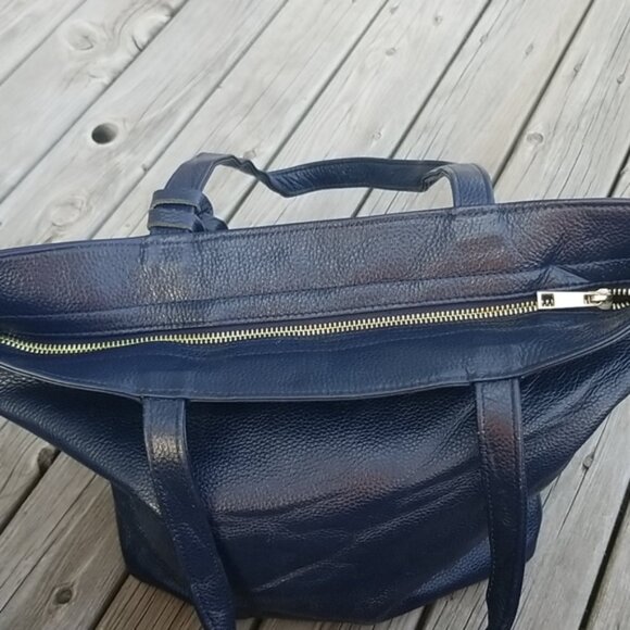 Onna Ehrlich leather tote curved shoulder bag - Picture 8 of 10